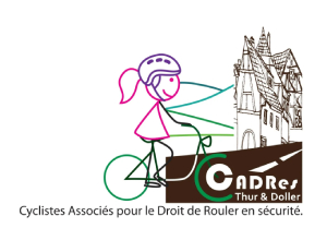 Logo CADRes Thur/Doller, Cyclistes Associés pour le Droit de Rouler en sécurité dans le Pays Thur Doller