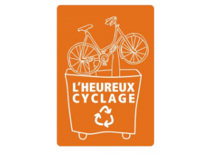 Logo de L'Heureux Cyclage, réseau des ateliers vélo participatifs et solidaires