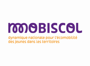 Logo Mobiscol, portail national de l'écomobilité scolaire